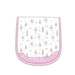 NCG-217 Pink Nutcrackers Pima Burping Pad