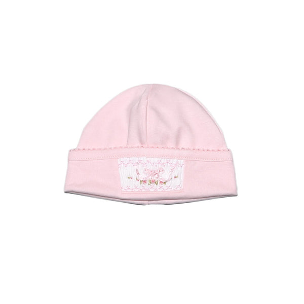 ABB-015 ABBY HAND SMOCKED BEANIE