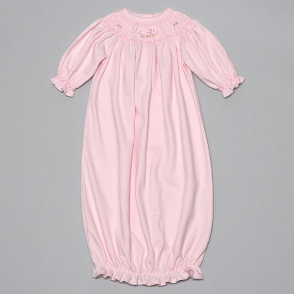 ABB-219 ABBY HAND SMOCKED BISHOP GOWN