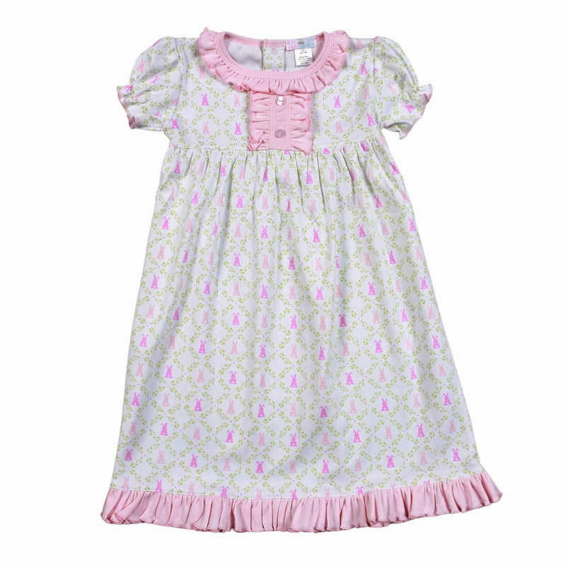 ESP-999 PINK EASTER BUNNIES MORNING DRESS