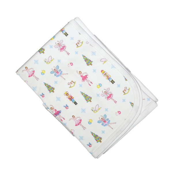 NCG-216 Pink Nutcrackers Pima Blanket