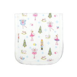 NCG-217 Pink Nutcrackers Pima Burping Pad